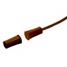 Magnético de Embutir Marrón  ALEPH DC1651M