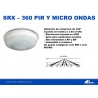 Detector Doble tecnología  360° montaje en techo CROW SRX360