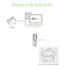 Dispositivo de patrullaje de huella digital con pantalla LCD  ZK  PT100