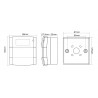Avisador Manual inalámbrico con led - NUMENS 660-004