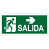 CARTEL INDICADOR DE SALIDA IZQUIERDA