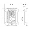 Sirena con estrobo Convencional 24V  SYSTEM SENSOR  P2RLED-SP