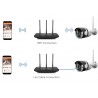 Cámara bullet IP 1.3mp WI-FI PROTECTA N643MF-100W